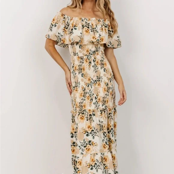 Baltic Born Floral Ruffle Maxi Dress - Picture 1 of 1